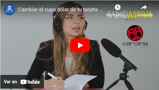 Enlace a video en YouTube de Cambia Cupo Dólar