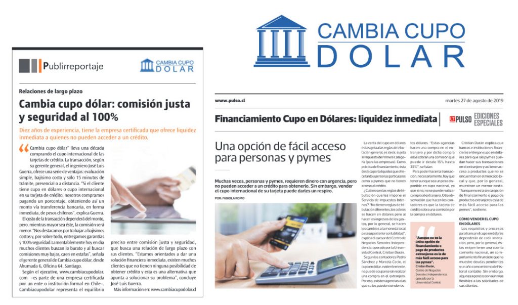 Artículo sobre cambia cupo dólar